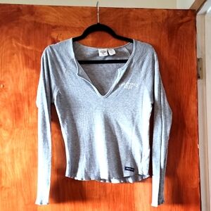 Polo Jeans Gray Long Sleeve Top